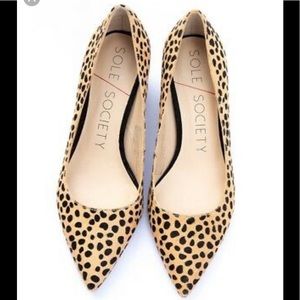 BNIB Sole Society Andorra Block Heel Pump BNIB